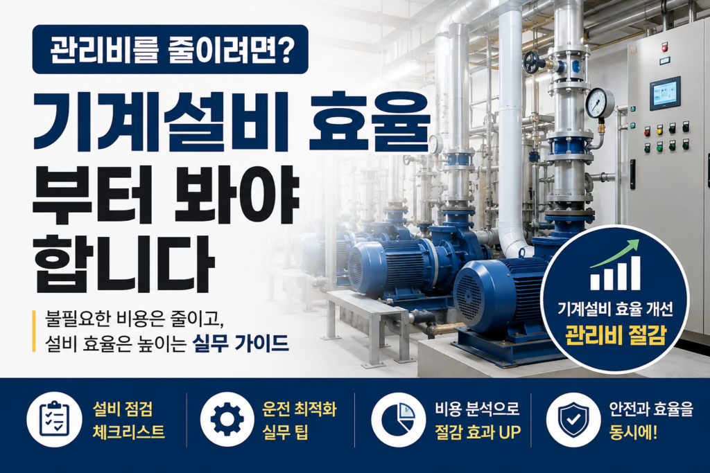 관리비 줄이기, 기계설비 효율과 공동주택 관리비부터 보면 돈이 새는 곳이 보입니다 9 관리비 줄이기를 위한 기계설비 효율 점검과 공동주택 관리비 절감 가이드